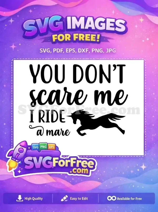 Free Mare Rider Free Horse Quote Design Free SVG