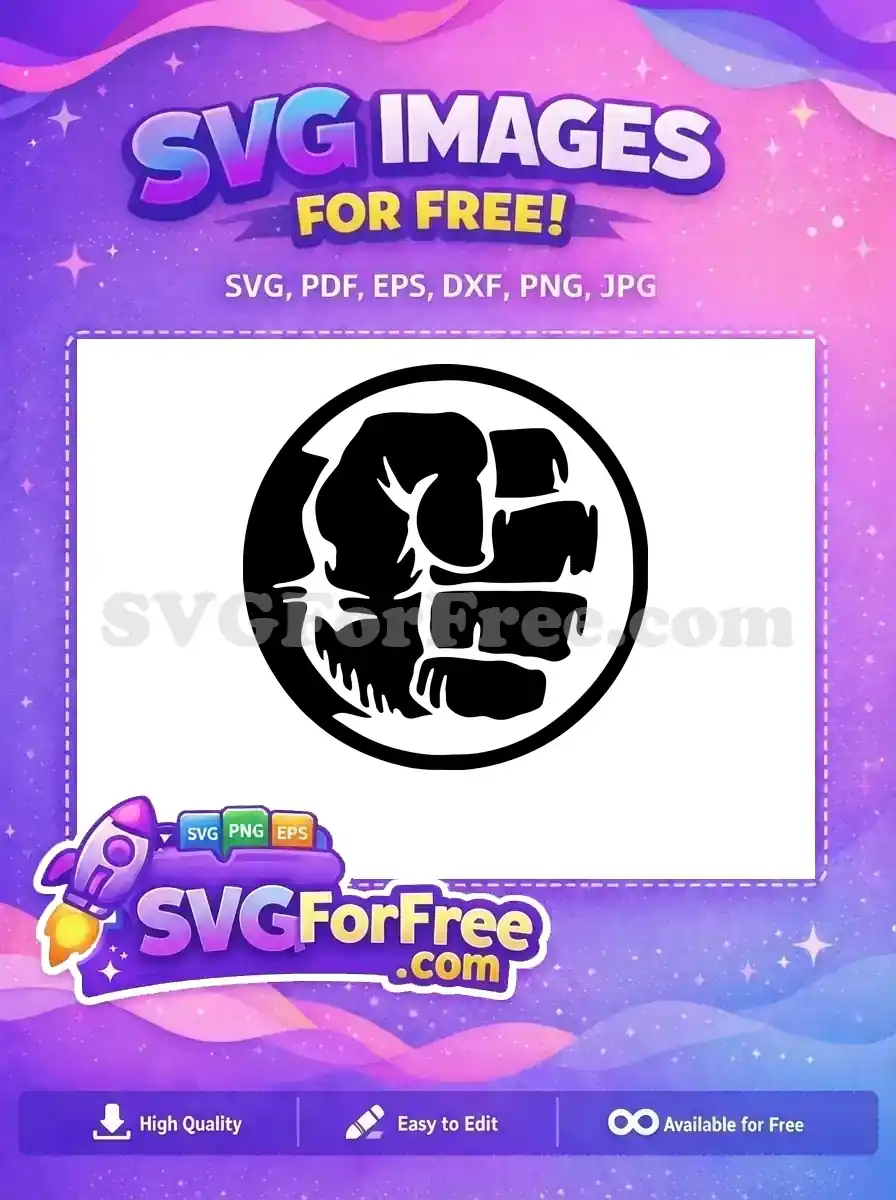 Free Black Fist Smash Free Superhero Hulk Movie Free SVG
