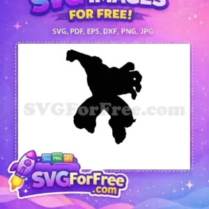 Free Angry Smash Free Silhouette Avengers Hulk Free SVG