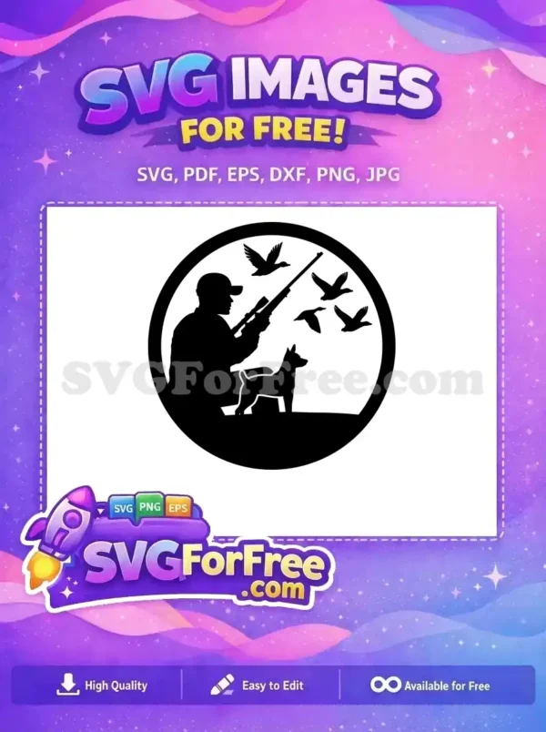 Free Duck Hunter Free Dog Silhouette Hunting Quotes Free SVG