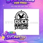 Free Duck Silhouette Free Hunting Season Graphic Free SVG - Instant Download