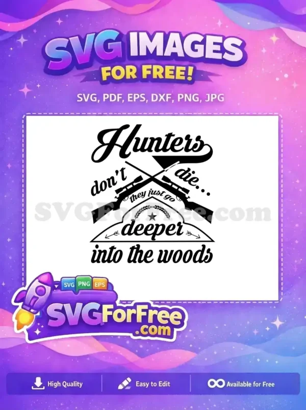 Free Hunters Design Free Deeper Woods Quote Free SVG Free Hunters Design Free Deeper Woods Quote Free SVG