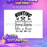 Free Hunting Season Free Deer Silhouette Hunting Quotes Free SVG - Instant Download