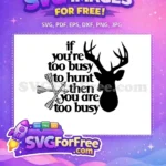 Free Deer Hunter Free Buck Hunter Hunting Free SVG - Instant Download