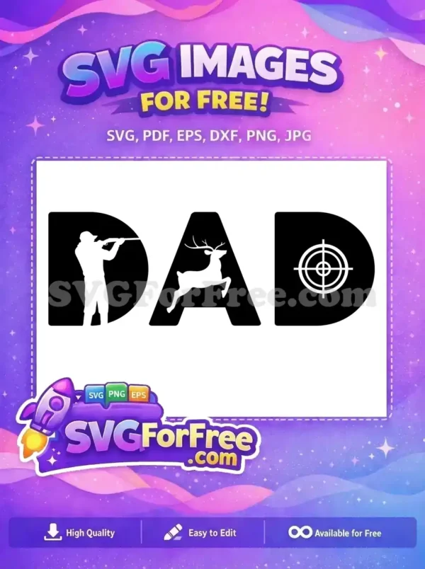 Free Hunter Silhouette Free Leaping Deer Dad Free SVG Free Hunter Silhouette Free Leaping Deer Dad Free SVG