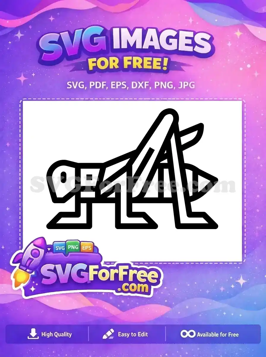 Free Geometric Antenna Free Winged Insect Insects Free SVG
