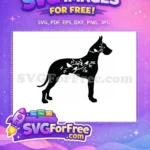 Free Bird Branch Free Silhouette Dog Animals Free SVG - Instant Download