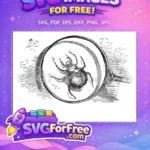 Free Detailed Tick Free Magnifying Glass Insects Free SVG - Instant Download