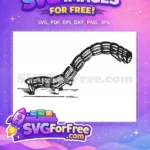 Free Segmented Body Free Curving Shape Insect Free SVG - Instant Download