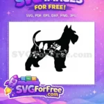 Free Birds on Branch Free Dog Silhouette Art Free SVG - Instant Download