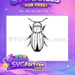 Free Winged Insect Free Flying Bug Simple Free SVG - Instant Download
