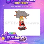Free Red Angry Cloud Free Inside Out Movie Free SVG - Instant Download