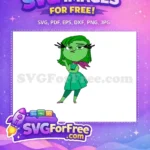 Free Disgust Sarcastic Expression Free Scarf Accessory Inside Out Free SVG - Instant Download