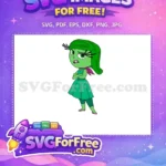 Free Disgust Crossed Arms Free Green Dress Inside Out Free SVG - Instant Download