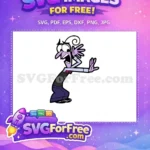 Free Purple Fear Scared Expression Free Inside Out Movie Free SVG - Instant Download