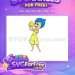 Free Joyful Expression Free Yellow Dress Inside Out Free SVG 1 - Instant Download