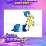 Free Joyful Running Free Sadness Pulling Inside Out Free SVG - Instant Download