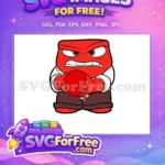 Free Red Angry Expression Free Holding Memory Inside Out Free SVG - Instant Download