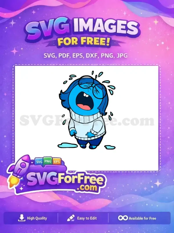 Free Crying Expression Free Blue Character Inside Out Free SVG Free Crying Expression Free Blue Character Inside Out Free SVG