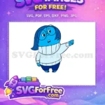 Free Blue Hair Free Pointing Finger Inside Out Free SVG 2 - Instant Download