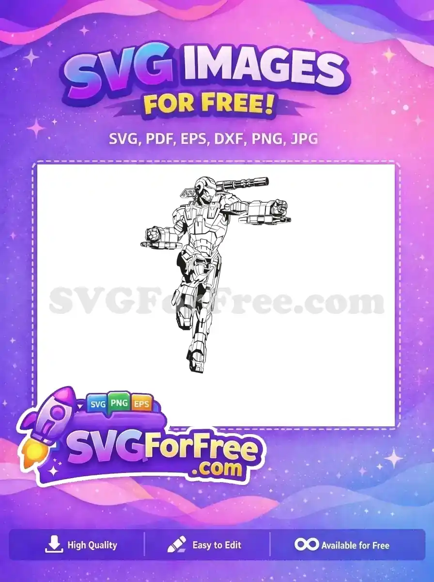Free War Machine Armor Free Missile Launch Disney Free SVG