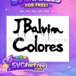 Free J Balvin Smiling Free Cartoon Style J Balvin Free SVG - Instant Download