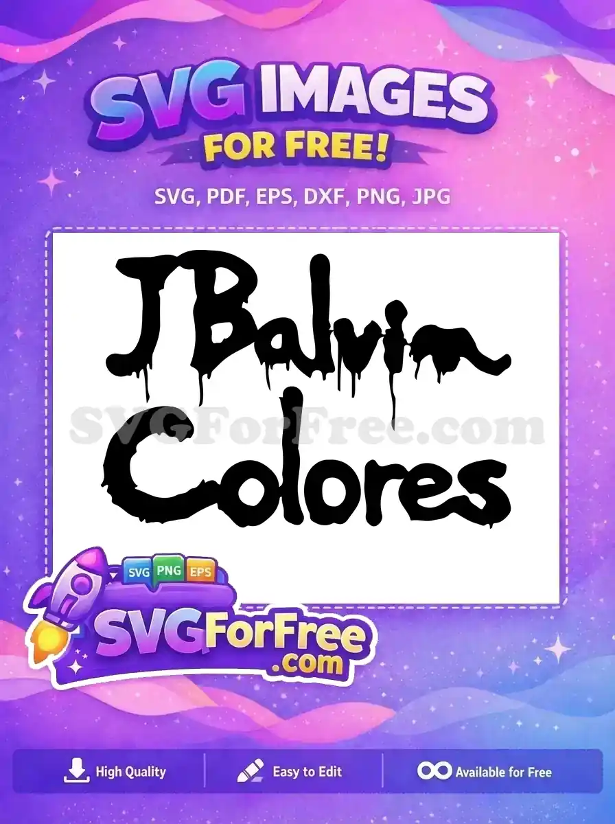 Free J Balvin Smiling Free Cartoon Style J Balvin Free SVG