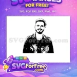 Free Smiling Face And Beard Free Tropical Palm Tree Shirt J Balvin Free SVG - Instant Download