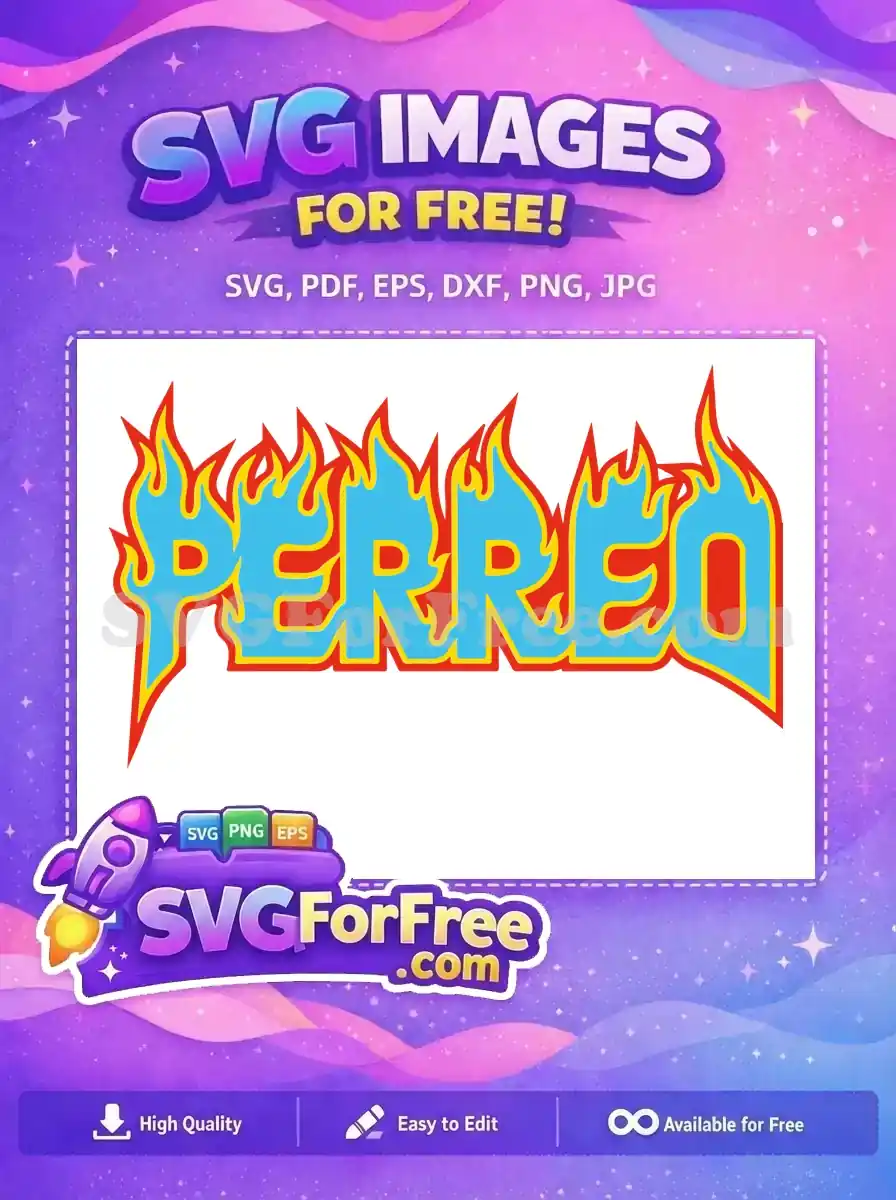 Free Blue Perreo Flames Free J Balvin Cartoon Free SVG