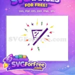 Free J Balvin Question Mark Free Colorful Lightning J Balvin Free SVG - Instant Download
