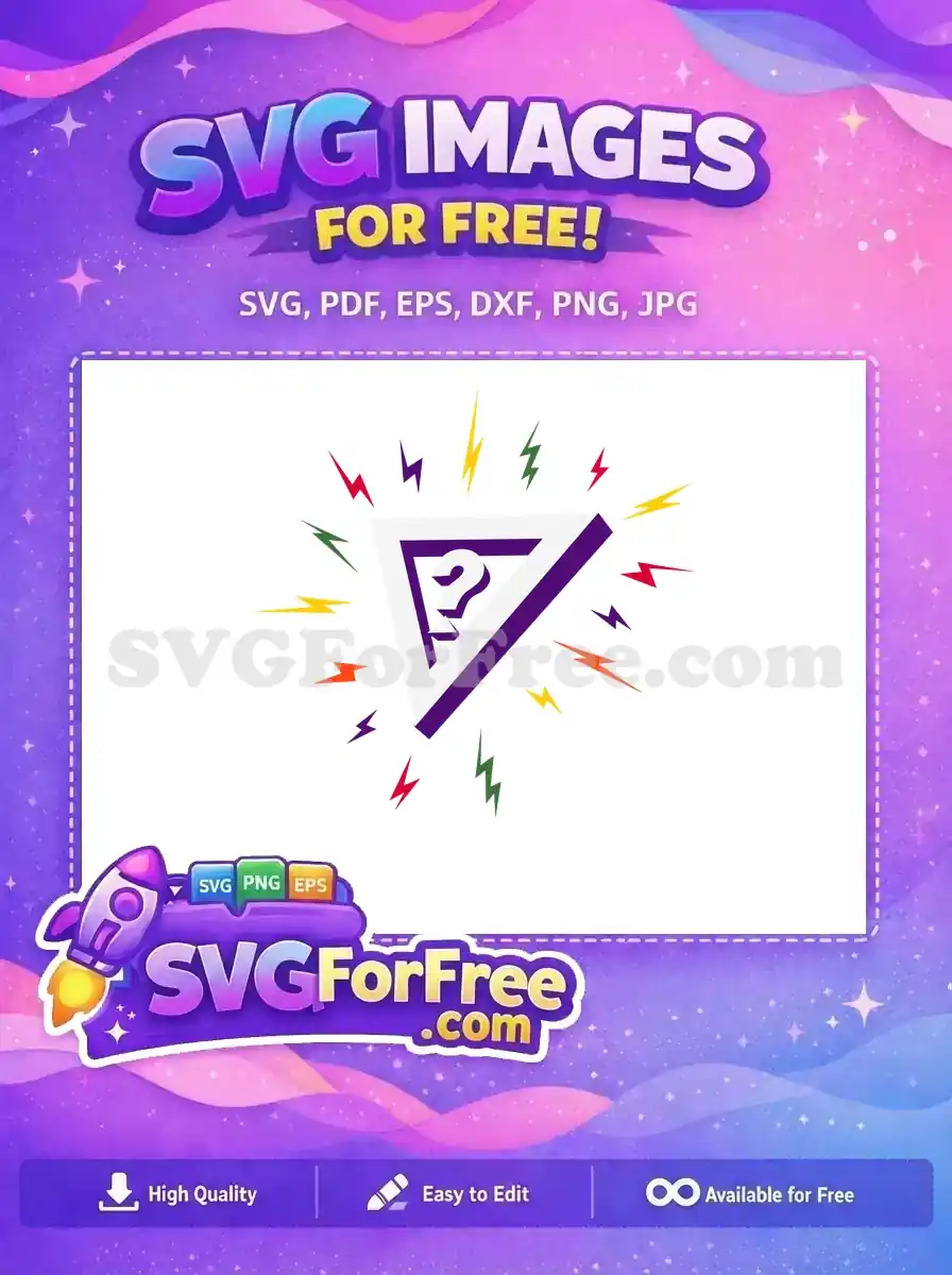 Free J Balvin Question Mark Free Colorful Lightning J Balvin Free SVG