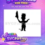 Free Devil Tail Free Hat Waving Jack Skellington Free SVG - Instant Download