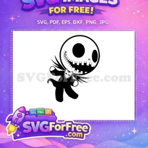 Free Black Silhouette Free Spooky Bat Jack Skellington Free SVG