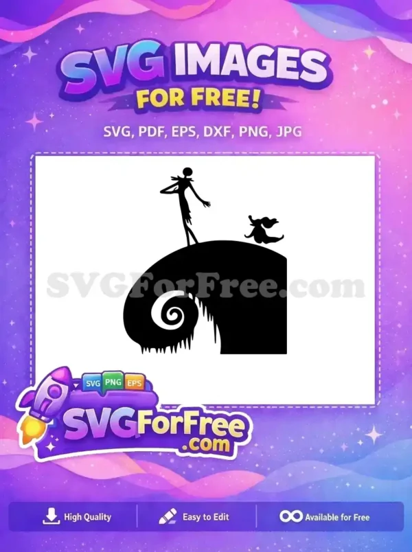 Free Smiling Jack Free Zero Silhouette Nightmare Free SVG