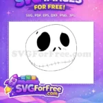 Free Round Eyes Free Stitched Smile Nightmare Before Christmas Free SVG 2 - Instant Download
