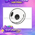 Free Simple Face Free Spooky Smile Nightmare Free SVG - Instant Download