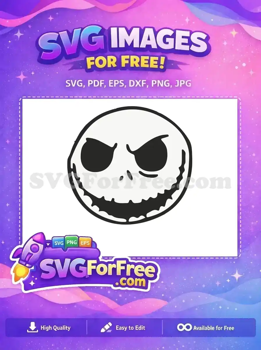 Free Angled Eyes Free Smiling Mouth Nightmare Free SVG