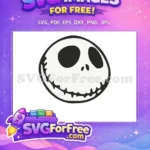 Free Round Eyes Free Black Smile Nightmare Before Christmas Free SVG 2 - Instant Download
