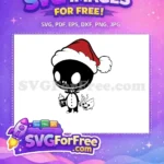 Free Santa Hat Free Baby Bottle Jack Skellington Free SVG - Instant Download