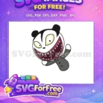 Free Cute Vampire Smile Free Sharp Teeth Jack Skellington Free SVG - Instant Download