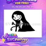 Free Pointing Jack Free Skellington Silhouette Nightmare Before Christmas Free SVG - Instant Download