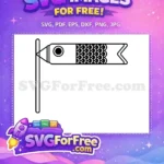 Free Japan Culture Icon Free Line Art Anime Free SVG - Instant Download