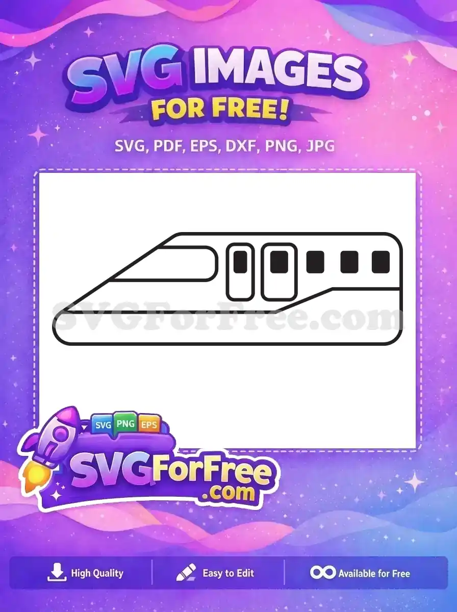 Free Bullet Train Free Japan Culture Express Free SVG