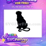 Free Rajah Sitting Free Silhouette Jasmine Movie Free SVG - Instant Download