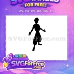 Free Silhouette Stance Free Princess Jasmine Aladdin Free SVG - Instant Download