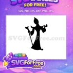 Free Jafar Silhouette Free Evil Sorcerer Aladdin Free SVG - Instant Download