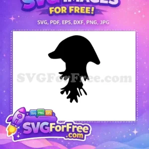 Free Black Silhouette Jellyfish Free Ocean Tentacles Undersea Free SVG