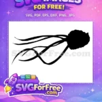 Free Flowing Tentacles Free Ocean Creature Jellyfish Free SVG 1 - Instant Download