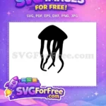 Free Curvy Tentacles Free Ocean Silhouette Undersea Free SVG - Instant Download