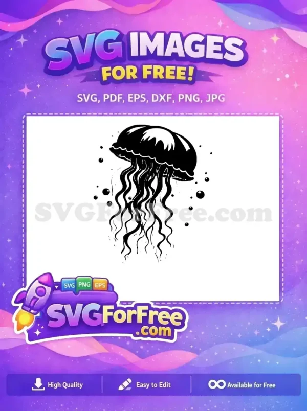 Free Cute Jellyfish Free Tentacle Jellyfish Outline Free SVG 2 Free Cute Jellyfish Free Tentacle Jellyfish Outline Free SVG 2
